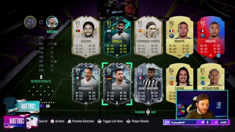 What do you get from 20 guaranteed 86+ Futties player pick packs?