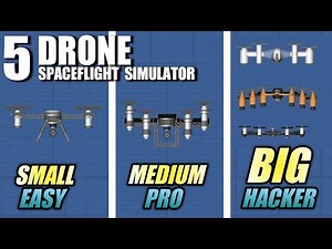 FREE 5 DRONE Spaceflight Simulator BLUEPRINTS Tutorial By LORDPV