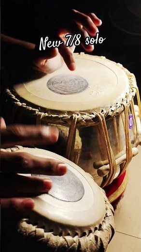 🎶 Tabla Solo | 7-8 Beat Composition | Indian Classical Rhythm #music #trick#trending #tabla..