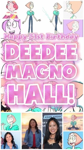 Happy Birthday to Deedee Magno Hall! #PearlStevenUniverse #DeedeeMagnoHall