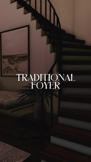 Traditional Foyer Design Ideas for Your Bloxburg House