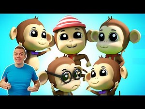 Five Little Monkeys Nursery Rhyme And Sign Language For Children