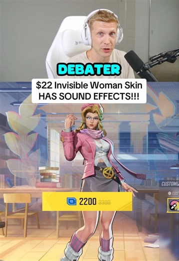 I wasted $22 on this Invisible Woman Skin #marvelrivals | invisible