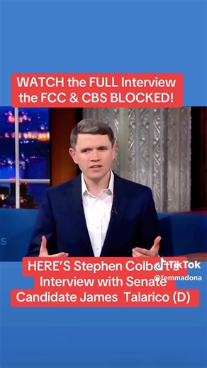 The interview that Canks didn’t want people to see. James Talarico on The Late Show With Stephen Colbert. 💙 | Brandon Thomas