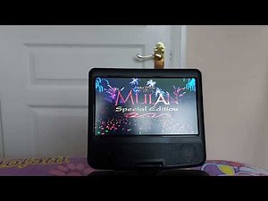 DVD opening to Aladdin