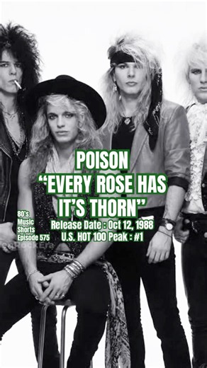 Poison “Every Rose Has It’s Thorn” #80s #80smusic #poison #poisonband