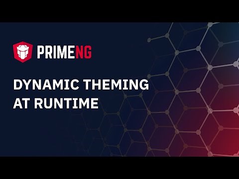 PrimeNG Dynamic Theming at Runtime