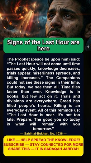 5 Signs of the Last Hour. ⏳🕊️ #shorts