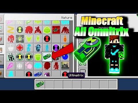 ben 10 ultimatrix mod in minecraft | ben 10 ultimate alien | ben 10 ultimate alien minecraft mod app