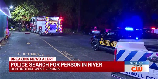 Search underway for man in the Guyandotte River