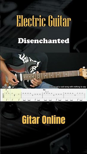 Disenchanted - My Chemical Romance - Guitar Instrumental Cover + Tab #guitarlessons