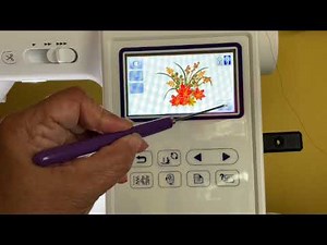 Learning How to Use the Brother SE1900 LCD Screen - Embroidery Basics
