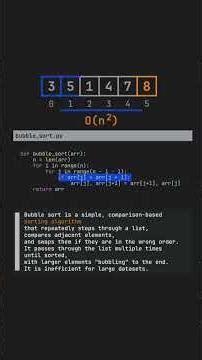 Bubble Sort Visualisation #algorithm #algorithms #leetcode #codewars