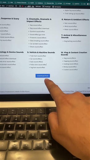 250+ Sound Effects Free