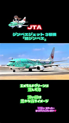 JTAジンベエジェット3号機の魅力