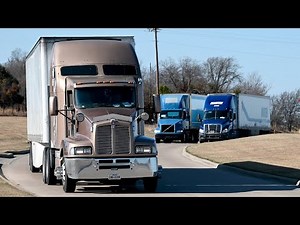 Truck Spotting - Big Rigs at Fort Worth - 12 minutes of non-stop trucks!