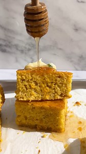 4.3K views · 174 reactions | Easy Cornbread recipe is moist, buttery, fluffy, and so delicious. Topped with jalapeño honey butter. Your friends and family will love this recipe on Thanksgiving!  handletheheat.com/basic-cornbread | Handle the Heat | Facebook