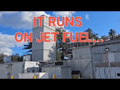 How does a jet powered generator work? Simple explanation of a combustion turbine black start plant.