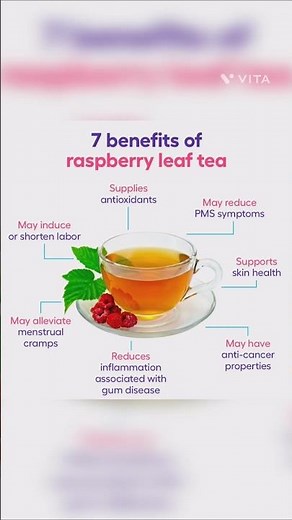 7 benefits of raspberry leaf tea #raspberry #raspberrytea #healthtips #healthylifestyle #healthy