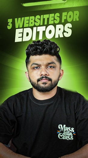 Nikhil | Tech & Editing on Instagram: "3 Useful Websites For Video Editors 🤯🔥 #nkltutorial #useful #vídeoediting #website"