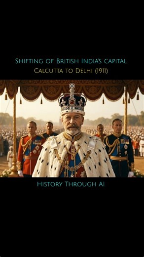 When Power Moved North: The British India Capital Shifts from Calcutta to Delhi (1911) https://youtube.com/shorts/LE3l_IjArSE?feature=share In 1911, the British colonial administration made a historic decision to shift the capital of British India from Calcutta to Delhi. The move was strategic—Delhi’s central location, imperial legacy, and symbolic authority made it ideal for consolidating British power. This transition reshaped India’s political geography and led to the creation of New Delhi as