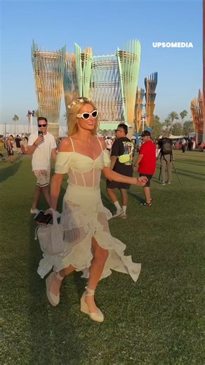 Paris Hilton was criticized on social media for her lack of empathy towards her personal guard, who was forced to run after her during the Coachella 2025 concert. | The Stars