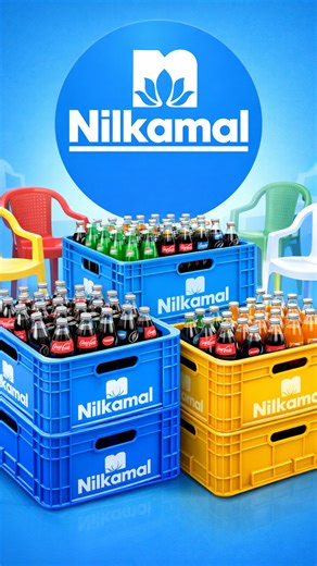 Think Founders on Instagram: "Nilkamal is not just a plastic chair company. Behind the chairs you see in homes, weddings, and shops lies a hidden business most people never notice. While India’s dairy and beverage industry was booming, companies were struggling with heavy, unreliable wooden crates. Nilkamal quietly solved this problem with plastic crates. Today, brands like Amul and Pepsi depend on them every single day. The result? Nearly 80% of Nilkamal’s revenue comes from this silent busines