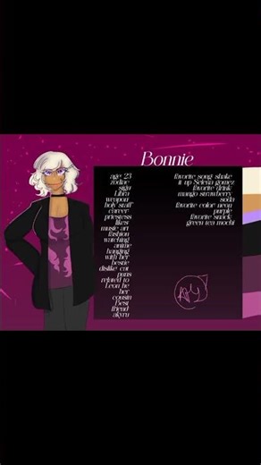 #xakyrux #art #digitalart #speedpaint #artist #oc #referencesheet bonnie reference sheet
