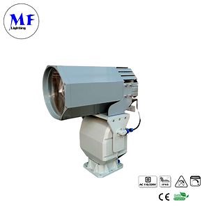 [Hot Item] Factory Price 1000m Beam 3° LED Rotatable IP66 Waterproof Remote Control Stainless Steel Boat Marine Searching 300W Spotlight LED Search Light