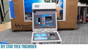 Check out James’s take on the DIY Star Trek #tricorder. Not only it looks good, but it is also functional. It can measure both temperature and light, with authentic LEDs and sounds : https://bit.ly/3hpBjMk | element14 Community
