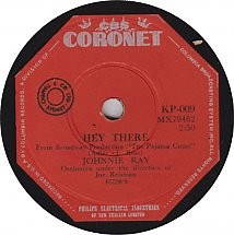 Johnnie Ray - Hey There / Hernando's Hideaway