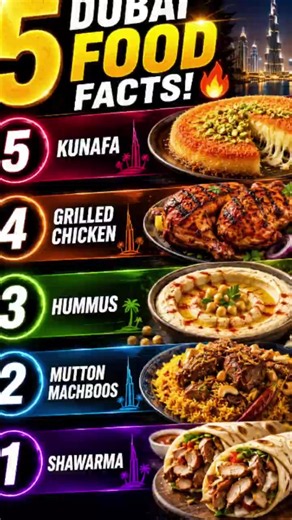 5 Dubai Foods Everyone Wants To Try! 🤯🔥
