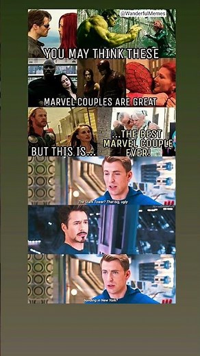 You Think These Are the Best Marvel Couples? Think Again 😂 | Stark Tower Love Story #marvel #shorts