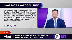 Snap to lay off 20% of staff in major restructuring, CEO says