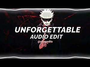 unforgettable - French Montana ft. swae Lee 《 audio edit 》