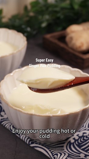 Magic Ginger Milk Pudding Recipe Without Gelatin