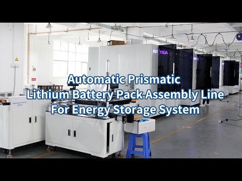 Automatic Prismatic Lithium Battery Pack Assembly Line for Energy Storage System