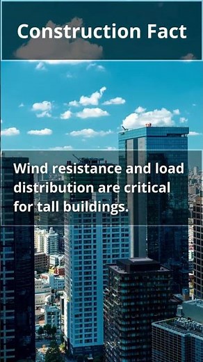 🏗️ Construction Fact: Skyscraper design demands precision engineering.