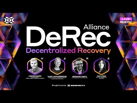 The DeRec Alliance | Blockchain Titans Unite: The Future of Recovery