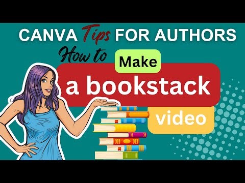 How to make an animated bookstack video in Canva