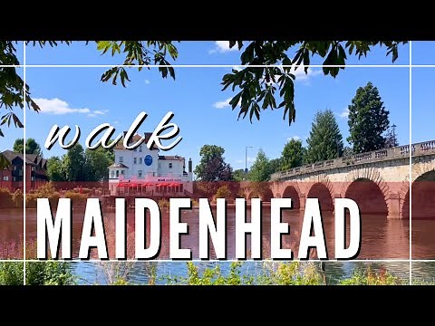 Maidenhead Berkshire England | Riverside Walk 2025