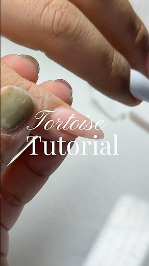 Tortoise nail tutorial
