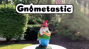 Gnometastic Gnude Gnomes - Unpainted Smoking Gnome, 8.5" Inches - DIY Paint Your Own Gnome - Funny Garden Gnomes to Paint for Adults, Outdoor or Indoor