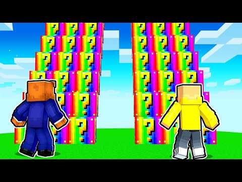 I Can't Believe He Did that! In Minecraft Lucky Block Race!