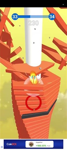 Stack Ball Game Play #stackballsolution #stackball #shorts #games #gameplay