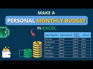 Create Your Personal Monthly Budget with Excel