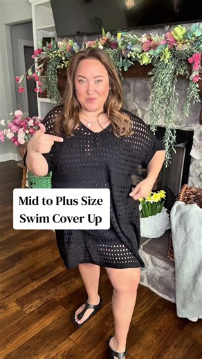 Mid to Plus Size Swim Cover Up @BLOOMCHICUSOFFICIAL #swimsuitcoverup #swimwear #plussize #tiktokshopspringglowup #tiktokshopcreatorpicks