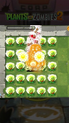 PvZ 2 - Dandelion Plant Team & Other Plant Team level 1 Vs 50 Sun Grave Stone #shorts #pvz2
