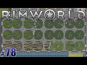 【RimWorld】 part78 Greenhouse hydroponic cultivation plan completed
