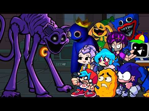 FNF SLEEP WELL but Different Characters Sing It 🎶 (FNF Poppy Playtime Chapter 3 Mod)
